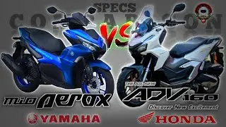 YAMAHA MIO AEROX 155 V2 vs HONDA ADV 160 SPECS COMPARISON