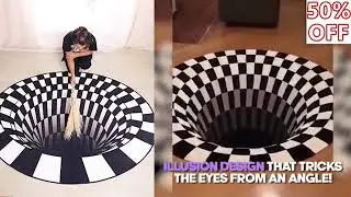 Vortex Illusion Rug,  The Best Illusion Effect!
