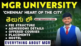 Dr.MGR University Full Details | Chennai | Offered Courses | Fee Details Placements | YoursMedia