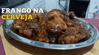 FRANGO COM MOLHO DE CERVEJA PRETA