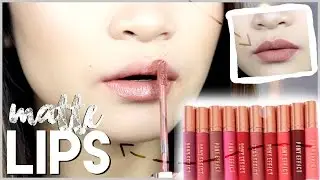 MATTE LIQUID LIPSTICKS ✘ Pony Effect Stay Fit Matte Lip Colors Review + Swatches