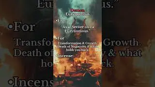 Like for More. Details on Eurynomous🤘 #deitywork #deityworship #demonolatry #go&eacute;tia