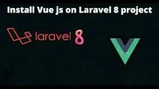 How to install and setup a laravel 8 project with Vue js| Install Vue js in Laravel 8 Project