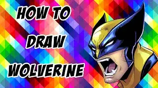 Wolverine - How to draw Wolverine - Drawing and Coloring for Kids
