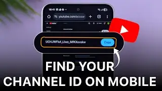 Как найти идентификатор своего канала YouTube на мобильном устройстве?