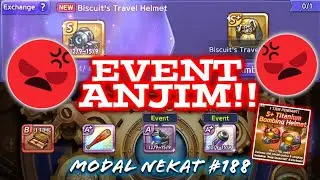 TITANIUM BOMBING HELMET & BISCUIT TRAVEL HELMET | MODAL NEKAT #188