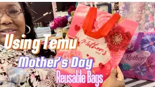 DIY gift using reusable bags from Temu