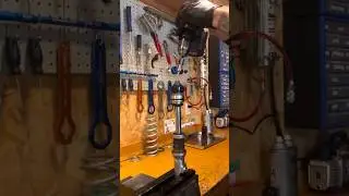 How to remove a peened shock shaft nut like a cool guy
