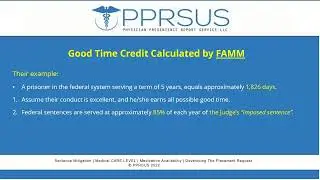 EARLY RELEASE THROUGH EARNING: GOOD TIME CREDITS (GTC)
