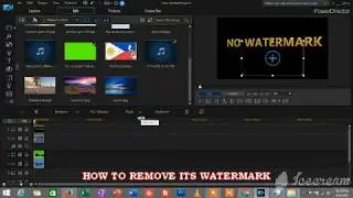 how to remove watermark in cyberlink powerdirector