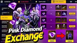 आ गया Pink Diamond Exchange Event🎁😱 | Pink Diamond Store Event🎁😱 | Free Fire Pink Diamond Event💎😱 