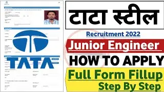 How to Apply in tata steel Junior Engineer 2022 | Diploma/BE/B.tech| All Branch | Tata steel JE 2022
