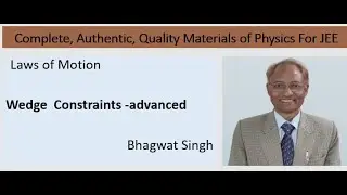 wedge constraints advanced ||concepts and theory|| related problems|| Physics||Chapter 5