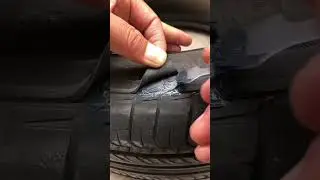 life hack tire sidewall repair glue
