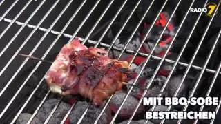 Grillen auf Schw&auml;bisch: Bacon-BBQ Maultasche