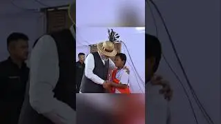 A LITTLE BOY GIFT PM MODI SPECIAL CAP #shorts