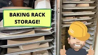 Using Commercial Baking Racks and Sheet Pans in the Glass Shop! #StudioRenovation