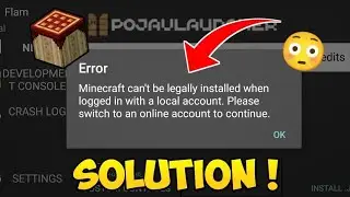 Pojav Launcher New Update Login Problem Fix | How To Fix Error Problem In Pojav Launcher...