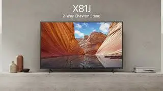 Sony Bravia X81J 2-Way Chevron Stand