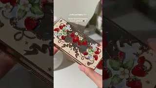 flower knows strawberry rococo eyeshadow palette shade 1 🍓 #flowerknows #swatches  #eyeshadow