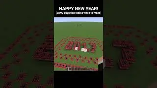 Happy new year! #minecraft