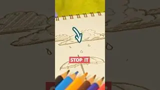 Stop Drawing Rain Like This #art #drawingtutorial #howtodraw #drawing #tutorial #artshorts