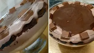 Brownie Trifle Recipe [2021] | Easy Dessert Recipe - By Naimah's Kitchen