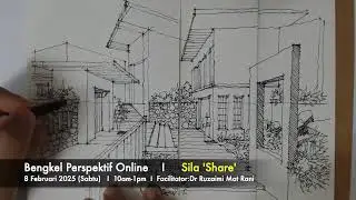 Sketching in perspective setting (Combination of one and two point perspective)