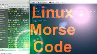 Bash Morse Code Example Without Sound