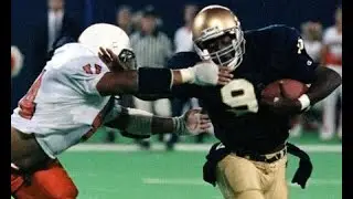 Aug 31, 1989 Kick Off Classic #2 Notre Dame vs Virginia 1 of 1