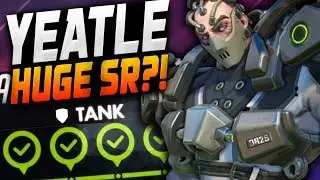 YEATLE PLAYS AS SIGMA - HUGE SR! ROLE LOCK QUEUE! TANK Placements! OVERWATCH SEASON 18!
