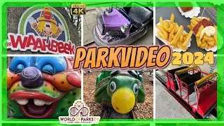 Attractiepark de Waarbeek 2024 (Parkvideo) Achterbahnen & Fahrgesch&auml;fte &ndash; Freizeitpark De Waarbeek