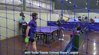 2022 Table Tennis Coburg Super League - Craig Carter vs Connie Psihogios