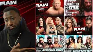 WWE Monday Night Raw Elimination Chamber Qualifying Matches | Live Reactions & Commentary