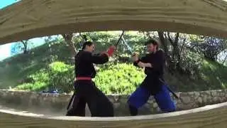 Slow Motion Sword Fight 60fps & 120 fps
