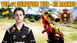 NAVI SoseD Annihilates The TOP EU Survivor Tier SQUADS in PUBG Ranked DOMINATION