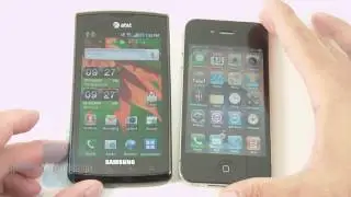 Samsung Captivate vs. Apple iPhone 4