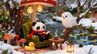 Take a break from the cold — wrap yourself in warmth today ❄️ Cozy Winter Lofi for Reading & Focus