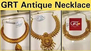 GRT Antique Necklace Collections || Antique Gold Jewellery Designs || GRT Gold Jewellers