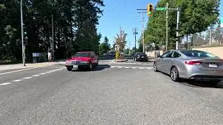 Cycling Victoria BC,  # 1 Hwy to Gorge Road Waterfront trail , Sept. 2025