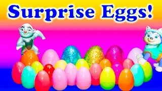 Lion Guard and Paw Patrol Surprise Eggs Video
