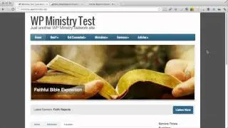 User Friendly Features of the main WPMinistry Network theme.