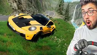 ACCIDENTES EN CARRETERA DE MONTAÑA 💥 | BeamNG Drive