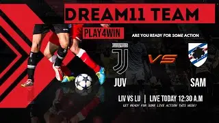 JUV VS SAM Dream11: SAM VS JUV, SAM VS JUV, Juventus vs Sampdoria (2020)