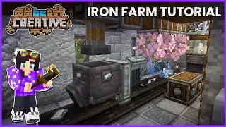Iron Farm Tutorial | Minecraft Create Mod on BeCreative SMP