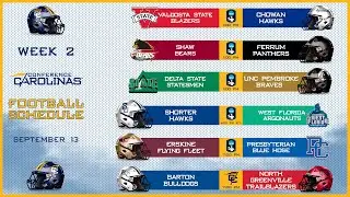 Conference Carolinas Gridiron Show - Week 2