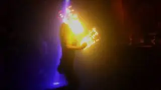 Dara Flash ( Dara Pain ) -Visualshow im Sky-Club Berlin mit Dj Klangfinger
