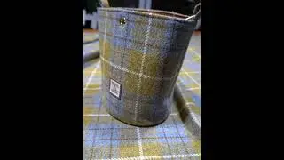 The popular fabric-Harris Tweed#tweed #fashion #tartan #bags