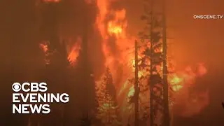 California's Creek Fire forces evacuations and burns thousands of acres