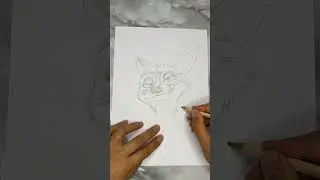 Cunning Con-Artist Fox Nick Wilde from Zootopia  #drawing #zootopia #fox #art